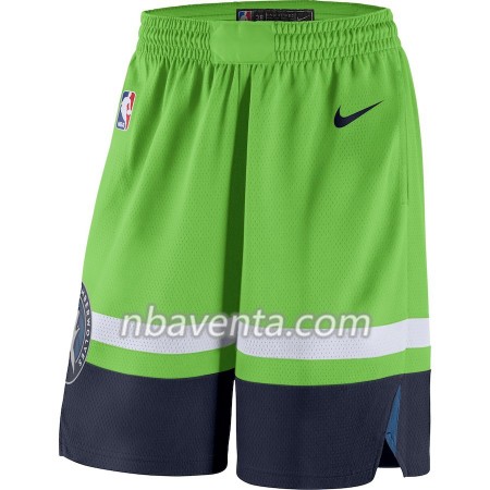 Minnesota Timberwolves Hombre Pantalones Verde 2018-19 Nike Swingman